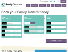 Tablet Screenshot of familytransfers.com